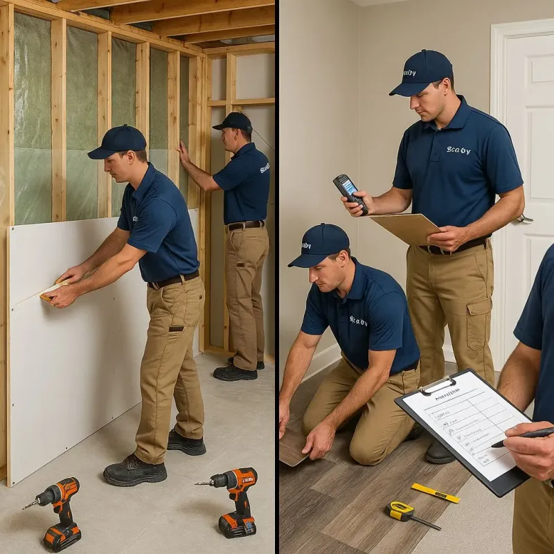 Repairs and Reconstruction process in Winterset, IA